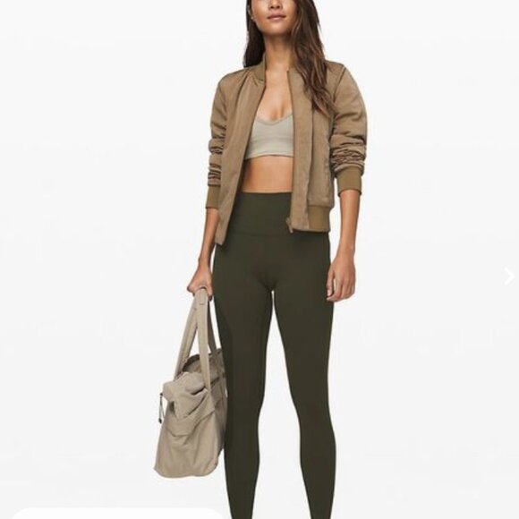 Lululemon Non-Stop Bomber *Reversible (Tan/Bronze) - Picture 1 of 9